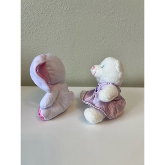 Build-A-Bear Bunny and Diva Bear Mini Small Plush Plush 3" - Picture 2 of 8